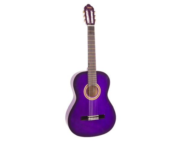 Valencia VC103PPS 3/4 Nylon Classical Guitar Purple Sunburst at Anthony's Music Retail, Music Lesson and Repair NSW