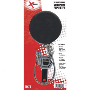 Xtreme GM74 Professional Dual Screen Microphone Pop Filter at Anthony's Music Retail, Music Lesson and Repair NSW