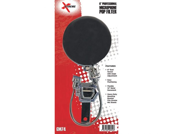 Xtreme GM74 Professional Dual Screen Microphone Pop Filter at Anthony's Music Retail, Music Lesson and Repair NSW