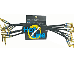Hotline HPC15 Pack of 6 Patch Cables at Anthony's Music Retail, Music Lesson and Repair NSW