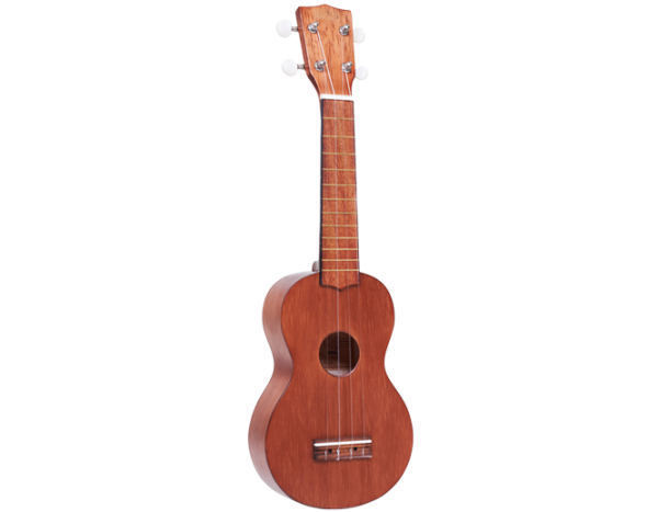 Mahalo MK1PWTBR Kahiko Plus Series Wide Neck Transparent Natural Soprano Ukulele at Anthony's Music Retail, Music Lesson and Repair NSW