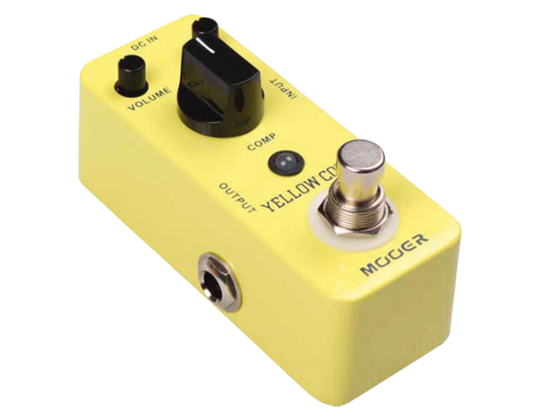 Mooer MEP-YC Yellow Comp Compressor Micro Guitar Effects Pedal at Anthony's Music Retail, Music Lesson and Repair NSW