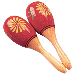 Powerbeat ED452 Wooden Oval Shape Maracas at Anthony's Music Retail, Music Lesson and Repair NSW