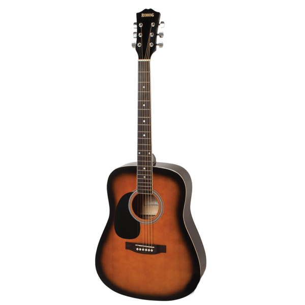 Redding RED50LHTS Dreadnought Acoustic Guitar Left Handed. at Anthony's Music - Retail, Music Lesson & Repair NSW 