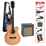 Redding RGC51PCETS-PK1 Grand Concert Electric/Acoustic Guitar Tobacco Sunburst and Amp Package at Anthony's Music Retail, Music Lesson and Repair NSW