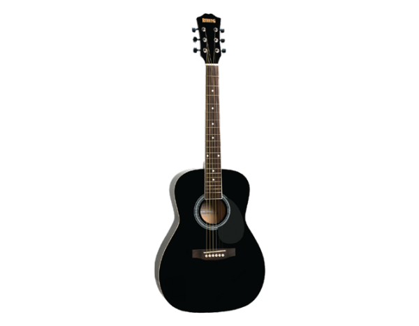 Redding RED34BK 3/4 Dreadnought Acoustic Guitar Black at Anthony's Music Retail, Music Lesson and Repair NSW