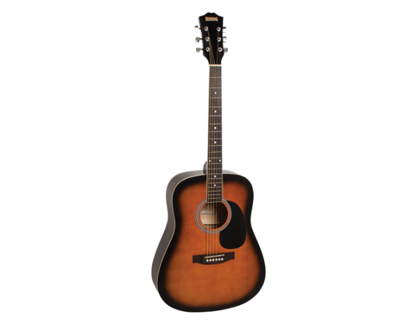 Redding RED50TS Dreadnought Acoustic Guitar Tobacco Sunburst at Anthony's Music Retail, Music Lesson and Repair NSW