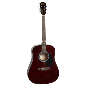 Redding RED50TWR Dreadnought Acoustic Guitar Transparent Wine Red at Anthony's Music Retail, Music Lesson and Repair NSW