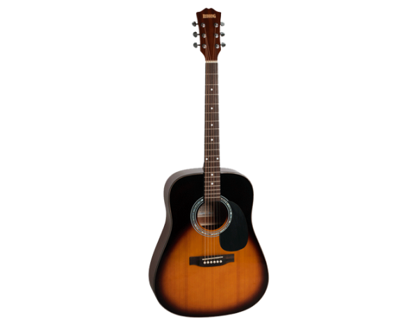 Redding RED64TS Dreadnought Acoustic Guitar Tobacco Sunburst at Anthony's Music Retail, Music Lesson and Repair NSW