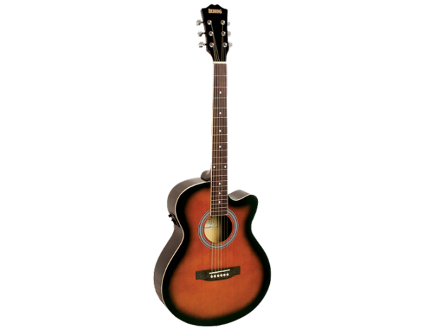 Redding RGC51PCETS Grand Concert Electric/Acoustic Guitar Package Tobacco at Anthony's Music Retail, Music Lesson and Repair NSW