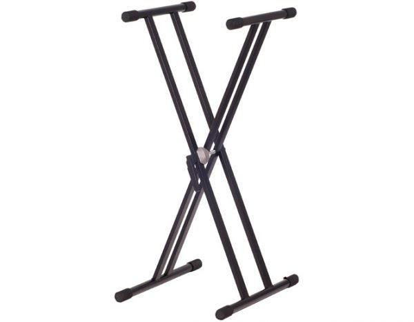 Xtreme KS128 Professional Double Braced Heavy Duty Square Tube ‘X’ Style Stand at Anthony's Music Retail, Music Lesson and Repair NSW
