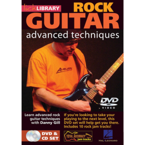 Lick Library Advanced Rock Guitar DVD/CD  at Anthony's Music Retail, Music Lesson and Repair NSW