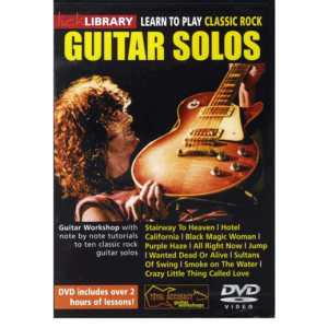 Learn To Play Classic Rock Guitar Solos DVD TAVDV1001 at Anthony's Music Retail, Music Lesson and Repair NSW