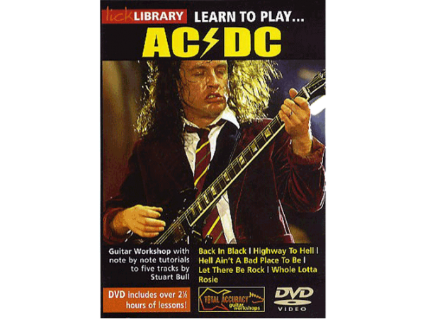 Lick Library Learn To Play AC/DC DVD at Anthony's Music Retail, Music Lesson and Repair NSW