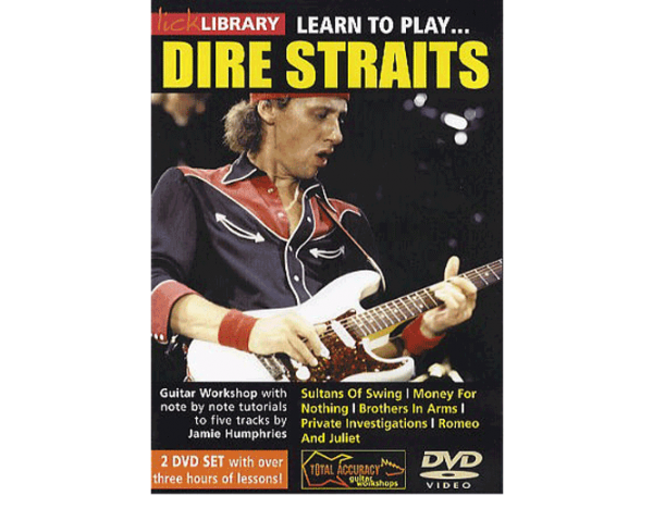 Lick Library Learn To Play Dire Straits DVD at Anthony's Music Retail, Music Lesson and Repair NSW