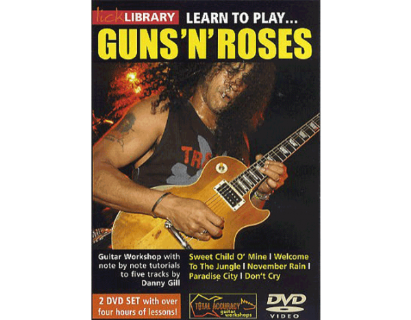 Lick Library Learn To Play Guns N’ Roses DVD at Anthony's Music Retail, Music Lesson and Repair NSW