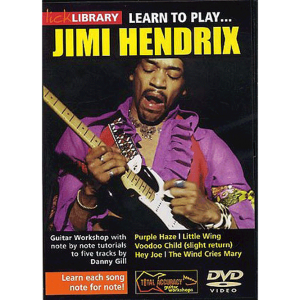 Lick Library Learn To Play Jimi Hendrix DVD at Anthony's Music Retail, Music Lesson and Repair NSW