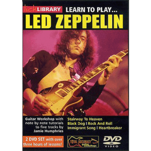 Lick Library Learn To Play Led Zeppelin DVD at Anthony's Music Retail, Music Lesson and Repair NSW