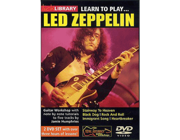 Lick Library Learn To Play Led Zeppelin DVD at Anthony's Music Retail, Music Lesson and Repair NSW