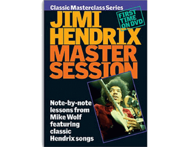 Master Session Jimi Hendrix DVD DV10153 at Anthony's Music Retail, Music Lesson and Repair NSW