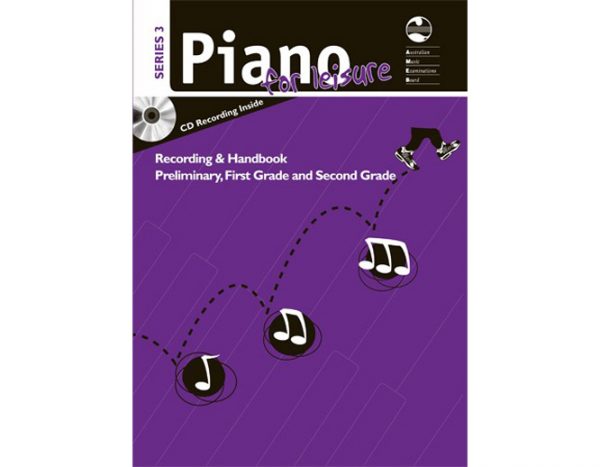 AMEB Piano for Leisure Series 3 CD Handbook – Preliminary to Grade 2 at Anthony's Music Retail, Music Lesson and Repair NSW
