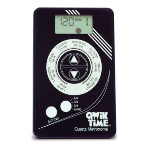 Qwik Time WQT5 Credit Card Size Quartz Digital Metronome at Anthony's Music Retail, Music Lesson and Repair NSW