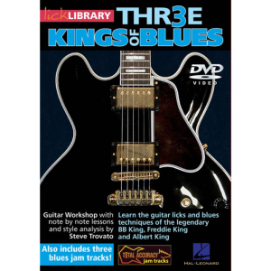 Lick Library Three Kings Of Blues Dvd  at Anthony's Music Retail, Music Lesson and Repair NSW