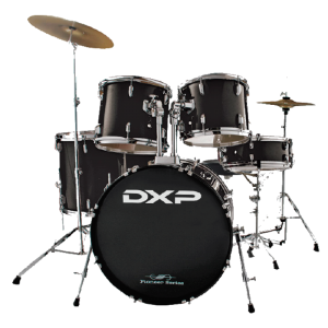 DXP TX04PB Pioneer Drum Kit – FREE Cymbals & Sticks Black at Anthony's Music Retail, Music Lesson and Repair NSW