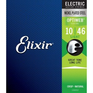 Elixir 19052 Electric Guitar Nickel Plated Steel With Optiweb Coating – 6-String LT (10-46) at Anthony's Music Retail, Music Lesson and Repair NSW