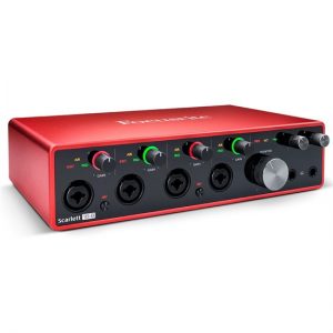 Focusrite Scarlett 18i8 (GEN 3) 18-in/8-out USB Audio Interface at Anthony's Music Retail, Music Lesson and Repair NSW