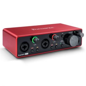Focusrite Scarlett 2i2 (GEN 3) 2-in/2-out USB Audio Interface at Anthony's Music Retail, Music Lesson and Repair NSW