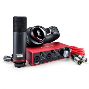 Focusrite Scarlett 2i2 Studio (GEN 3) USB Interface With Mic & Headphones at Anthony's Music Retail, Music Lesson and Repair NSW