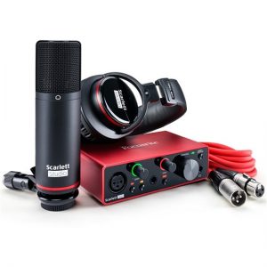 Focusrite Scarlett Solo Studio (GEN 3) USB Interface With Mic & Headphones at Anthony's Music Retail, Music Lesson and Repair NSW
