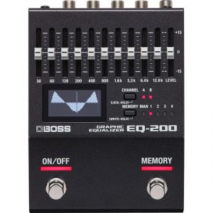 Boss EQ200 Graphic Equalizer Pedal at Anthony's Music Retail, Music Lesson and Repair NSW