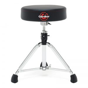 Gibraltar GI9608 Double Braced Professional Round Vinyl Drum Throne Black at Anthony's Music Retail, Music Lesson and Repair NSW
