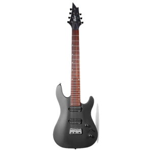 Cort KX275B MBLK 7 String Baritone Electric Guitar Matte Black at Anthony's Music Retail, Music Lesson and Repair NSW