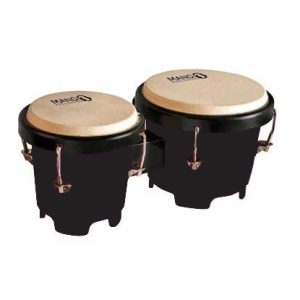 Mano Percussion TDK16B Tunable Mini Bongos Black at Anthony's Music Retail, Music Lesson and Repair NSW