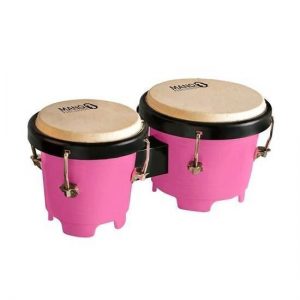 Mano Percussion TDK16PK Tunable Mini Bongos Pink at Anthony's Music Retail, Music Lesson and Repair NSW