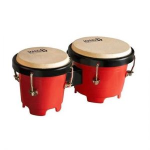 Mano Percussion TDK16R Tunable Mini Bongos Red at Anthony's Music Retail, Music Lesson and Repair NSW