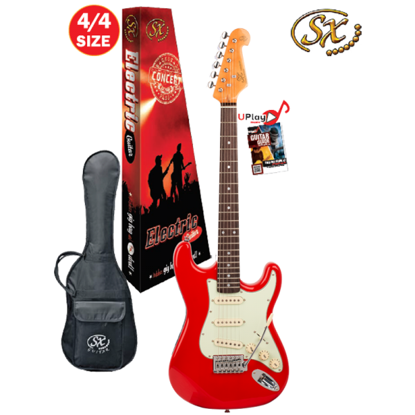 SX 4/4 VES62FR Electric Guitar With Gig Bag – Fiesta Red at Anthony's Music Retail, Music Lesson and Repair NSW