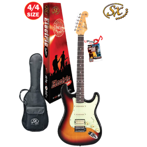 SX 4/4 VES62HTS Electric Guitar With Gig Bag – 3 Tone Sunburst Humbucker at Anthony's Music Retail, Music Lesson and Repair NSW