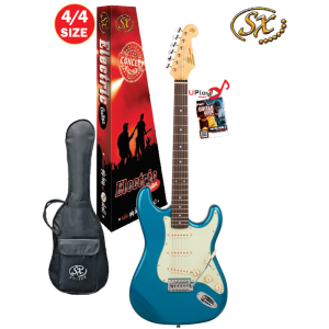 SX 4/4 VES62LPB Electric Guitar With Gig Bag – Lake Placid Blue at Anthony's Music Retail, Music Lesson and Repair NSW