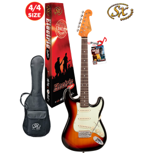 SX 4/4 VES62TS Electric Guitar With Gig Bag – 3 Tone Sunburst at Anthony's Music Retail, Music Lesson and Repair NSW