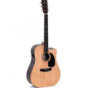 Sigma DTCE Acoustic Guitar Solid Sitka Spruce Top Cutaway w/Pickup at Anthony's Music Retail, Music Lesson and Repair NSW