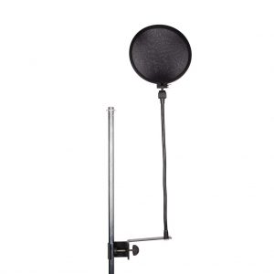 SoundArt SPF-P1EC-BLK Nylon Fabric Pop Filter at Anthony's Music Retail, Music Lesson and Repair NSW