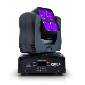 AVE Cobra Beam 150 LED 4 x 12w Beam Moving Head Beam Light at Anthony's Music Retail, Music Lesson and Repair NSW