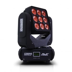 AVE Cobra Wash King LED Moving Head Wash Light at Anthony's Music Retail, Music Lesson and Repair NSW