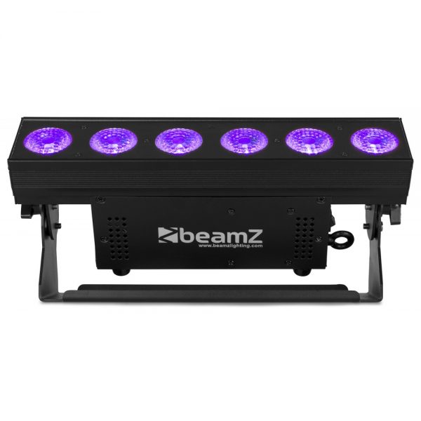 Beamz BBB612 LED Bar 6x12W RGBWA UB Battery DMX at Anthony's Music Retail, Music Lesson and Repair NSW