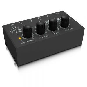 Behringer Microamp HA400 4-Channel Headphone Amp at Anthony's Music Retail, Music Lesson and Repair NSW