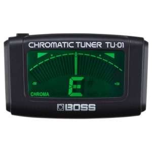 Boss TU01 Clip-On Chromatic Tuner at Anthony's Music Retail, Music Lesson and Repair NSW